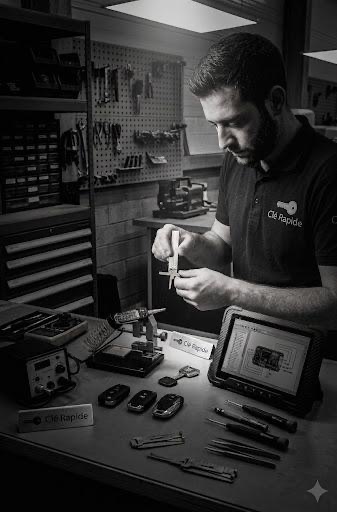 Technicien serrurier automobile en Occitanie — Clé Rapide — reproduction et programmation de clé de voiture sur place dans le 31